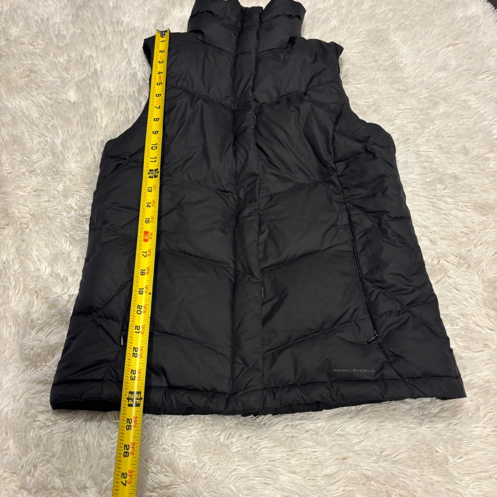 Columbia Black Omni Shield Down Puffer Vest Size S - Picture 2 of 11